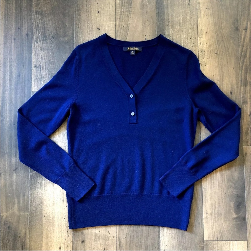Brooks Brothers Extra Fine Merino Wool Sweater